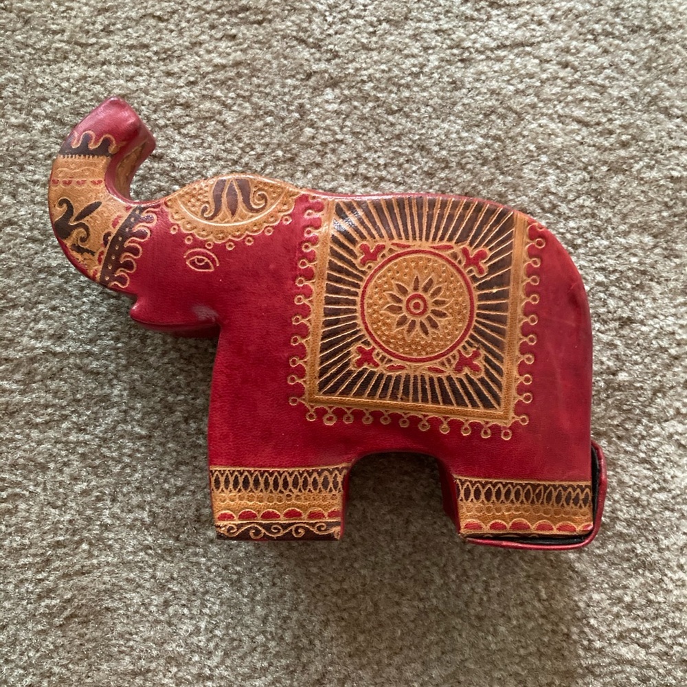 Indian elephant piggy bank
